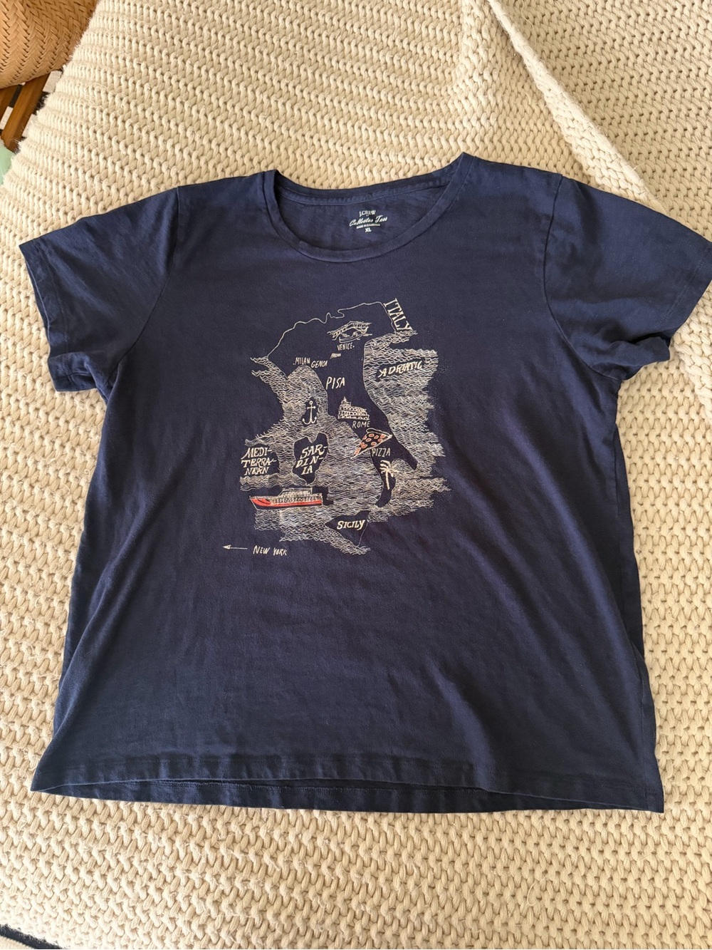 J. Crew Collectors Tee size XL - Picture 5 of 9